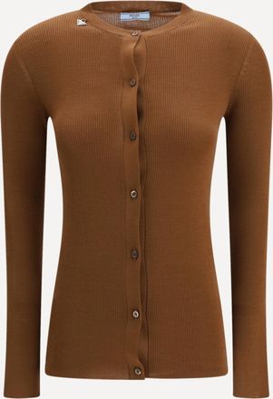 Prada Cardigan in lana a costine Woman 42