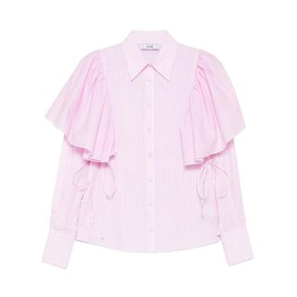 Jijil Overhemden, Dames, Roze, L, 0689 Camicia B.ca A Righe
