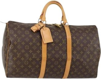 Louis Vuitton Pre-owned Weekend Bags, female, Brown, Size: ONE SIZE Pre-owned Boston Bag