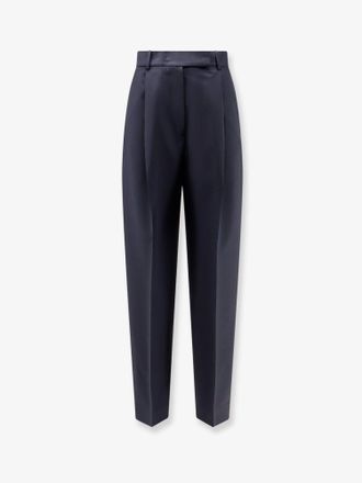 R&oacute;he Pantaloni in lana vergine e mohair - ROHE - gender_Woman