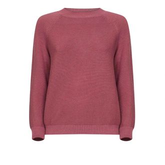 Max Mara Aere Sweater - Dames - Ronde hals truien - Roze - XS - Katoen - Truien & Vesten