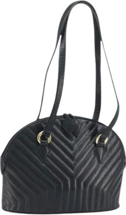 Saint Laurent Pre-owned Shoulder Bags, female, Black, Size: ONE SIZE Pre-owned Vintage Shoulder Bag