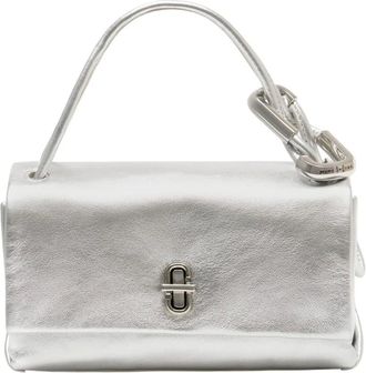 Marc Jacobs Handbags, female, Gray, Size: ONE SIZE Metallic Mini Dual Bag