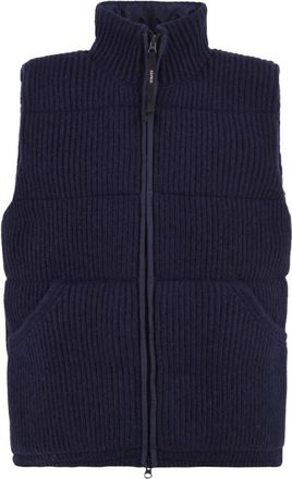 Aspesi Gilet - Heren - Bodywarmers - Grijs - L - Wol - Jassen