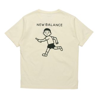 New Balance x Noritake Crossover NB Small Pattern Short Sleeve Couple Style White AMT02378-IV