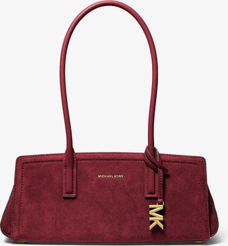 Michael Kors Laila Small Suede Shoulder Bag