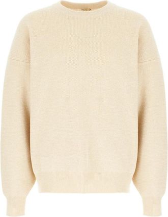 Fear of God Trui met ronde hals - Heren - Ronde hals truien - Beige - XS - Wol - Truien & Vesten