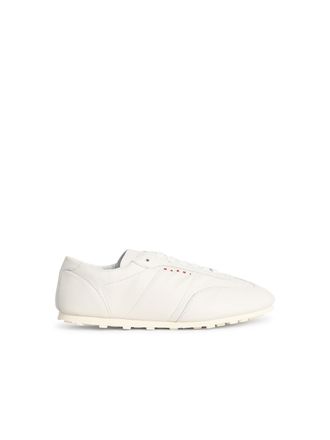 Marni White Leather Sneakers