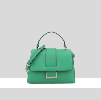 Paul Costelloe Womens Alafia Leather Multi Way Bag - Green - One Size