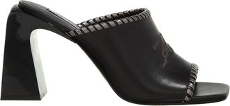 Karl Lagerfeld Heeled Sandals - Astra Nova Whipstitch Slide - black - Heeled Sandals for ladies