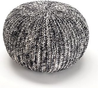 Oresteluchetta Puf de algod&oacute;n relleno de poliestireno &oslash;50xh35 cm