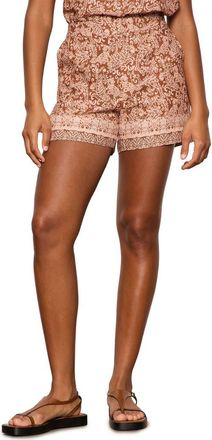 Sanctuary All Time Shorts in Mosaic Clay Ivory/multi at Nordstrom, Size Xx-Large