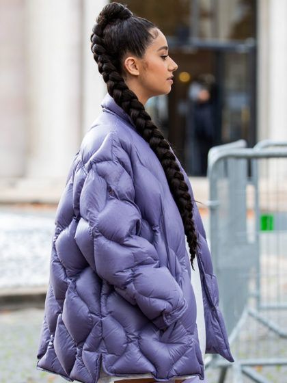 Lila-Love: In diesem Farbton shoppen wir gerade unsere gesamte Wintergarderobe