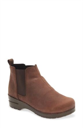 Sanita Womens Hudson Chelsea Boot In Antique Brown