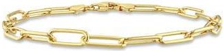 Delmar Mens Paper Clip Chain Bracelet in Yellow at Nordstrom Rack