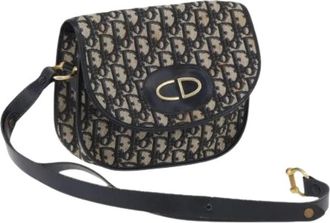 Dior Pre-owned Vintage Trotter Canvas Shoulder Bag - - Pre-owned - Donna - Blu - ONE SIZE
