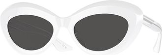 Oliver Peoples OV5523SU 1968C 176087 Womens Sunglasses White Size 53