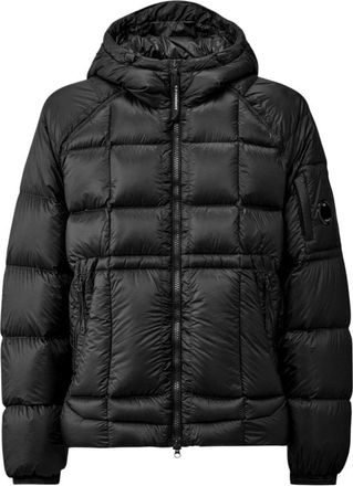 C.P. Company C.P. Company, Winter Jackets, male, Black, XL, DD Shell Down Jacket - Micro-Ripstop, Black Blue