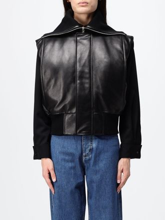 Bottega Veneta Gilet imbottito in pelle di agnello con vestibilit&agrave; relaxed fit
