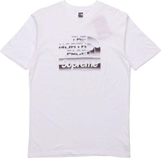 SUPREME SS18 The North Face Metallic Logo White Tee SUP-SS18-675