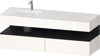 Duravit Qatego Lavabo Encastrado Con Base De Lavabo Consola, - Duravit