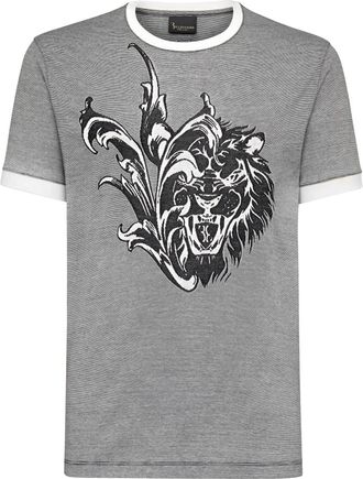 Billionaire Boys Club T-shirt Ronde Hals SS Leeuw - Heren - T-shirts - Grijs - XS - Katoen - Tops
