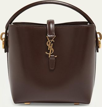 Saint Laurent Le 37 Mini YSL Bucket Bag in Smooth Leather