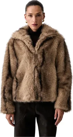 Silvian Heach Jassen, Dames, Beige, 2Xl, Polyester, Rispar Jas