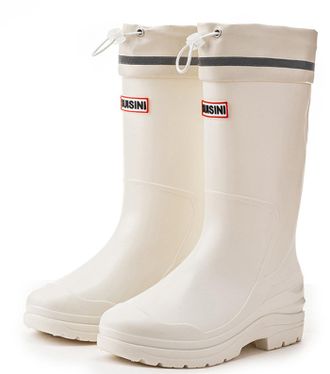 Pangolin Womens Waterproof Knee High Wellington Boots with Removable Cotton Liner, Adjustable Drawstring Top, Reflective Strip, Non-Slip Grip Sole Warm Winter 