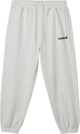 Fingercroxx Pantaloni sportivi con logo - Grigio