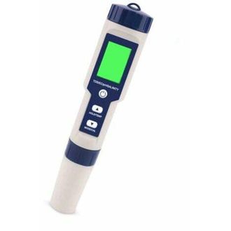 OEM Misuratore Di Ph Elettronico 5 In 1, Misura Ph, Tds, Ec, Salinit&agrave; E Temperatura Dellacqua. Dotato Di Display Lcd E Lettura Precisa, &Egrave; Ideale Per Acqua
