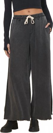 Vintage Havana Wide Leg Pants In Charcoal