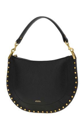 Isabel Marant Womens Black Leather Oskan Shoulder Bag Borse A Mano