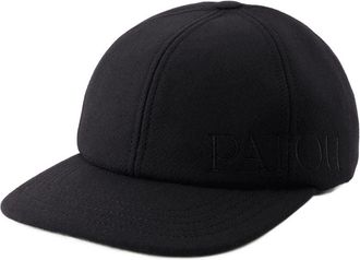 Patou Unisex Cap Wool Black Accessories