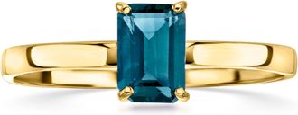 Ross-Simons London Blue Topaz Ring in 10kt Yellow Gold