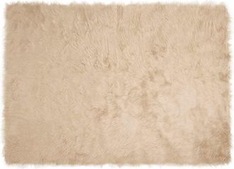 vidaXL Alfombra De Imitaci&oacute;n De Piel De Oveja Tafalla Beige Vidaxl