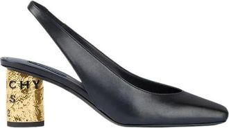 Givenchy Tape Slingbacks - Dames - Pumps - Zwart - 40 EU - Leer - Schoenen