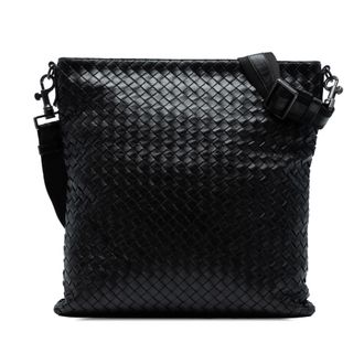 Bottega Veneta Tweedehands Nappa Intrecciato Vn Schoudertas