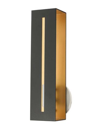Livex Lighting Soma Black Sconce