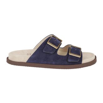 Brunello Cucinelli Brunello Cucinelli, Sliders, male, Blue, Size: 11 US Brunello Cucinelli Sandals