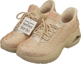 Skechers Snoop Dogg M-uno Womens Fashion Trainers in Natural - 6 UK