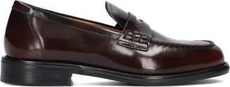 Vagabond Schoenen, Dames, Rood, 37 EU, Wol, Rode Loafers Linn 004 Stijlvol Comfort