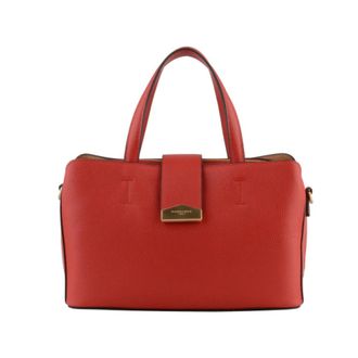 Pourchet Tassen, Dames, Rood, ONE Size, Leer, Cavalcade Handtas