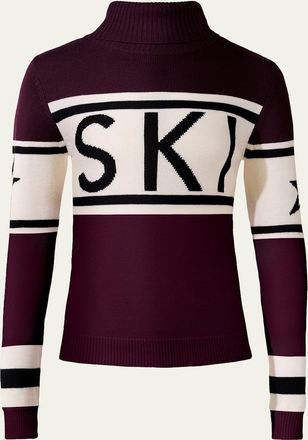 Perfect Moment Schild SKI Intarsia Turtleneck Sweater