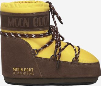 Moon Boot Womens Icon Low Boots Brown Suede