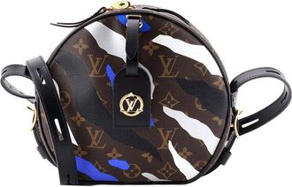 Louis Vuitton Brown Limited Edition Lol League Of Legends Monogram Canvas Boite Chapeau Souple Mm (Authentic Pre-Loved)