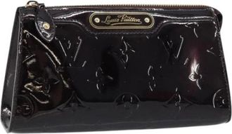 Louis Vuitton Pre-owned Clutches, female, Purple, Size: ONE SIZE Pre-owned Leather Pouch