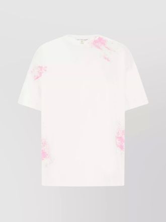 Comme Des Gar&ccedil;ons oversize abstract print t-shirt