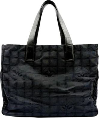 Chanel Pre-owned Vintage Nylon Tote Bag - Pre-owned - Mujer - Negro - ONE SIZE