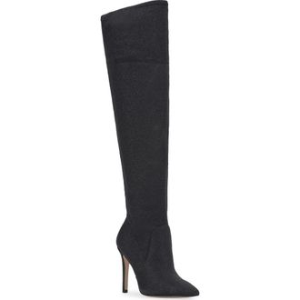 Jessica Simpson Ponseta Over the Knee Boot in Black at Nordstrom, Size 8.5